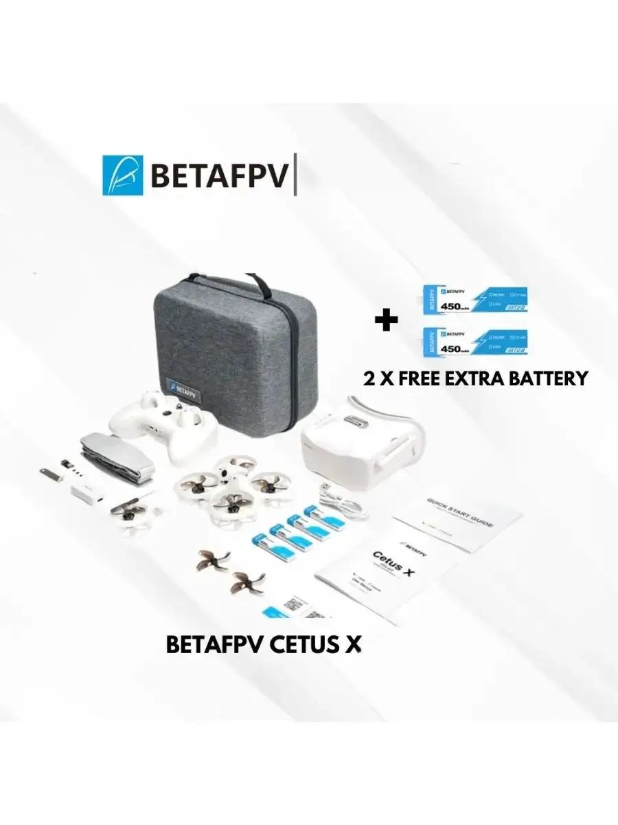 BetaFPV Cetus X RTF LiteRadio 3 + VR03 FPV Goggles + 2x batteries BetaFPV Cetus X RTF LiteRadio 3 + VR03 FPV Goggles + 2x batteries
