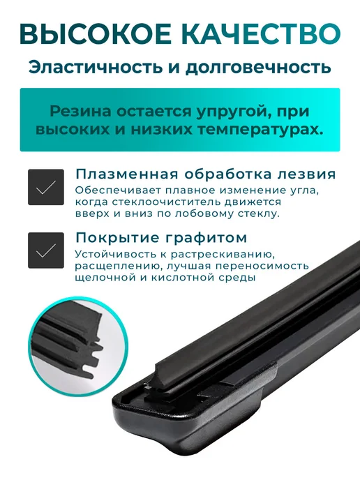 Е-8 Щетки бескаркасные стеклоочистителя дворники 650 500, вариант, фото 8