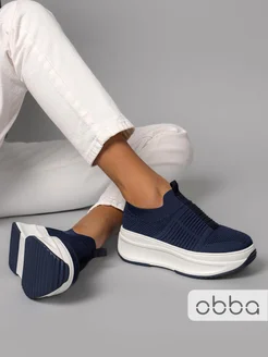 Текстильные слипоны на платформе дышащие Obba 305486916 купить за 2 848 ₽ в интернет-магазине Wildberries
