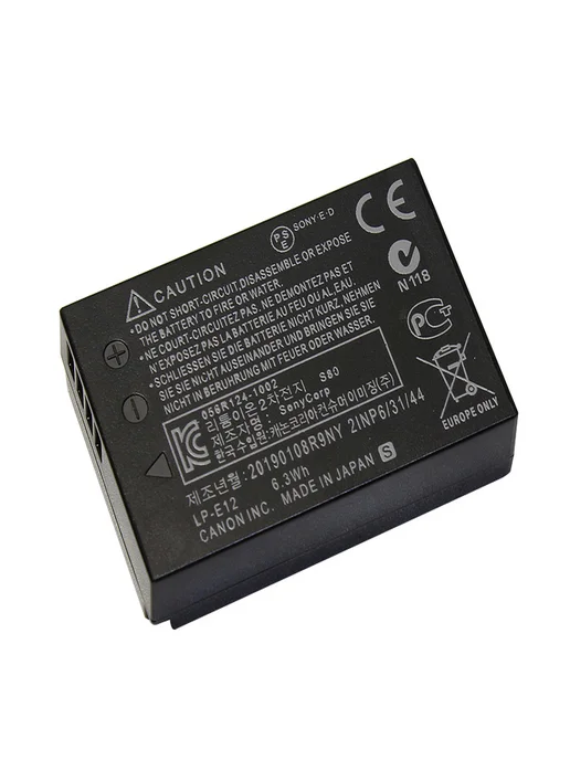 CANON Аккумулятор LP-E12 для фотоаппаратов 1250 mAh, для для EOS-M EOS, фото 3