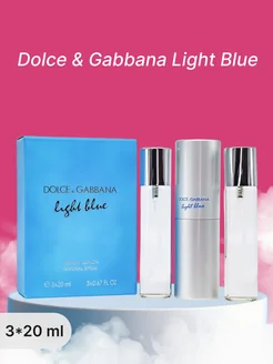 Набор духов 3 шт Dolce&Gabbana Light Blue 60 мл 305843007 купить за 850 ₽ в интернет-магазине Wildberries