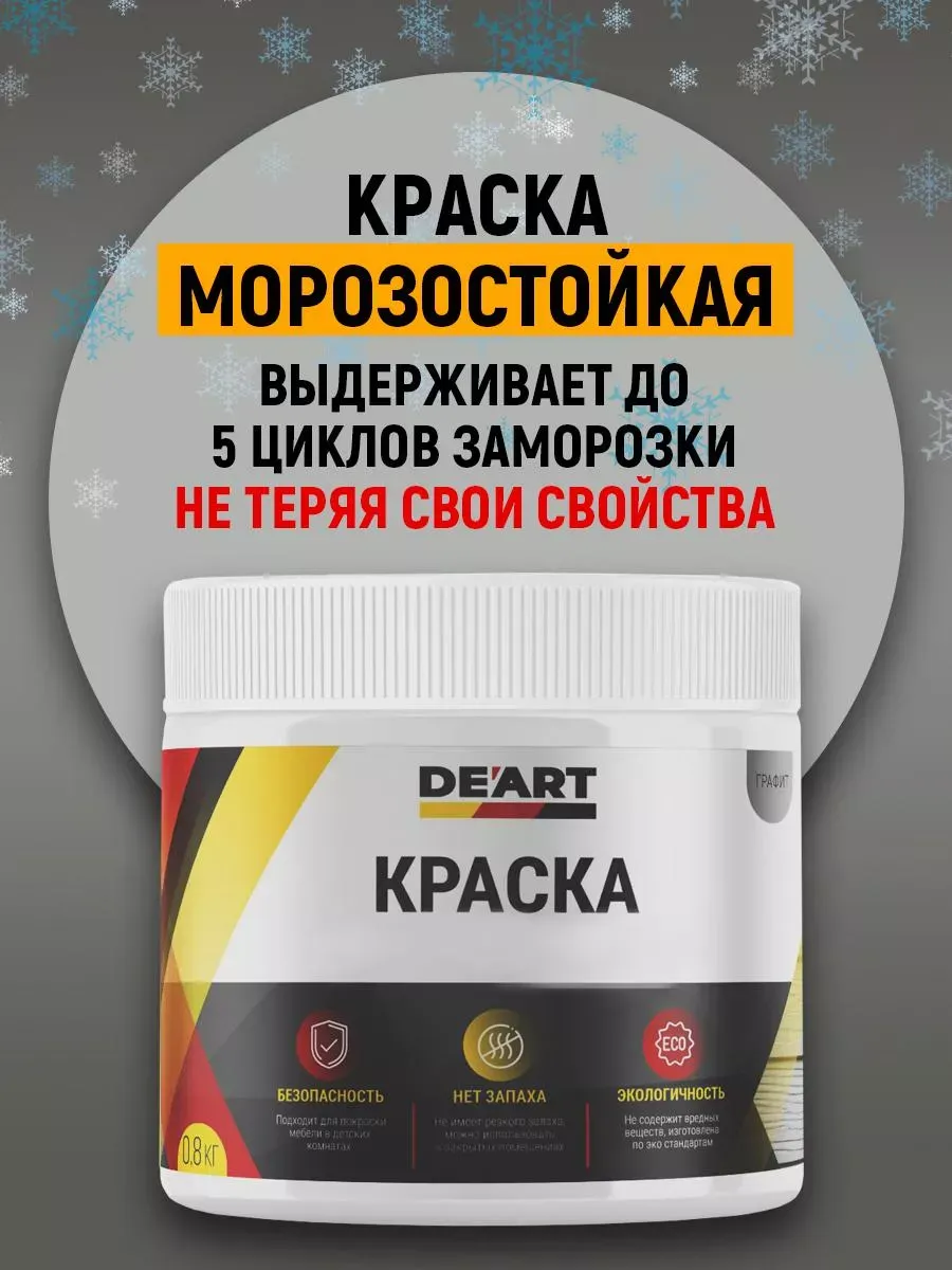 Краска для мебели и интерьера матовая Серая мгла фото 13