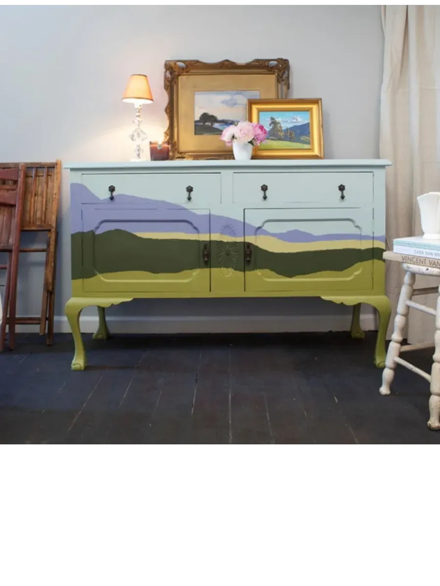 Краска для мебели без запаха по дереву матовая фисташковая фото 6