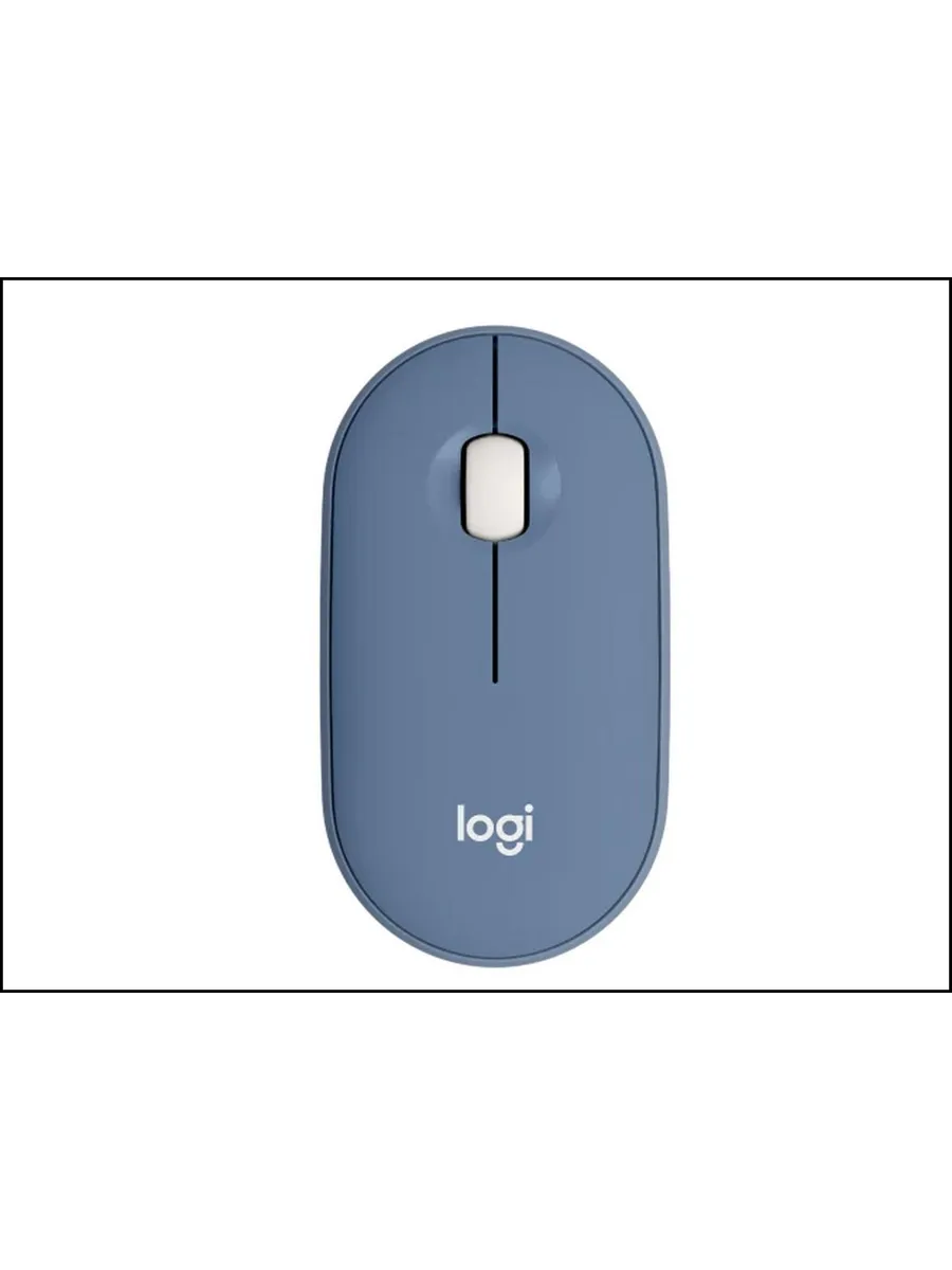 LOGITECH Мышь беспроводная Pebble M350, синий