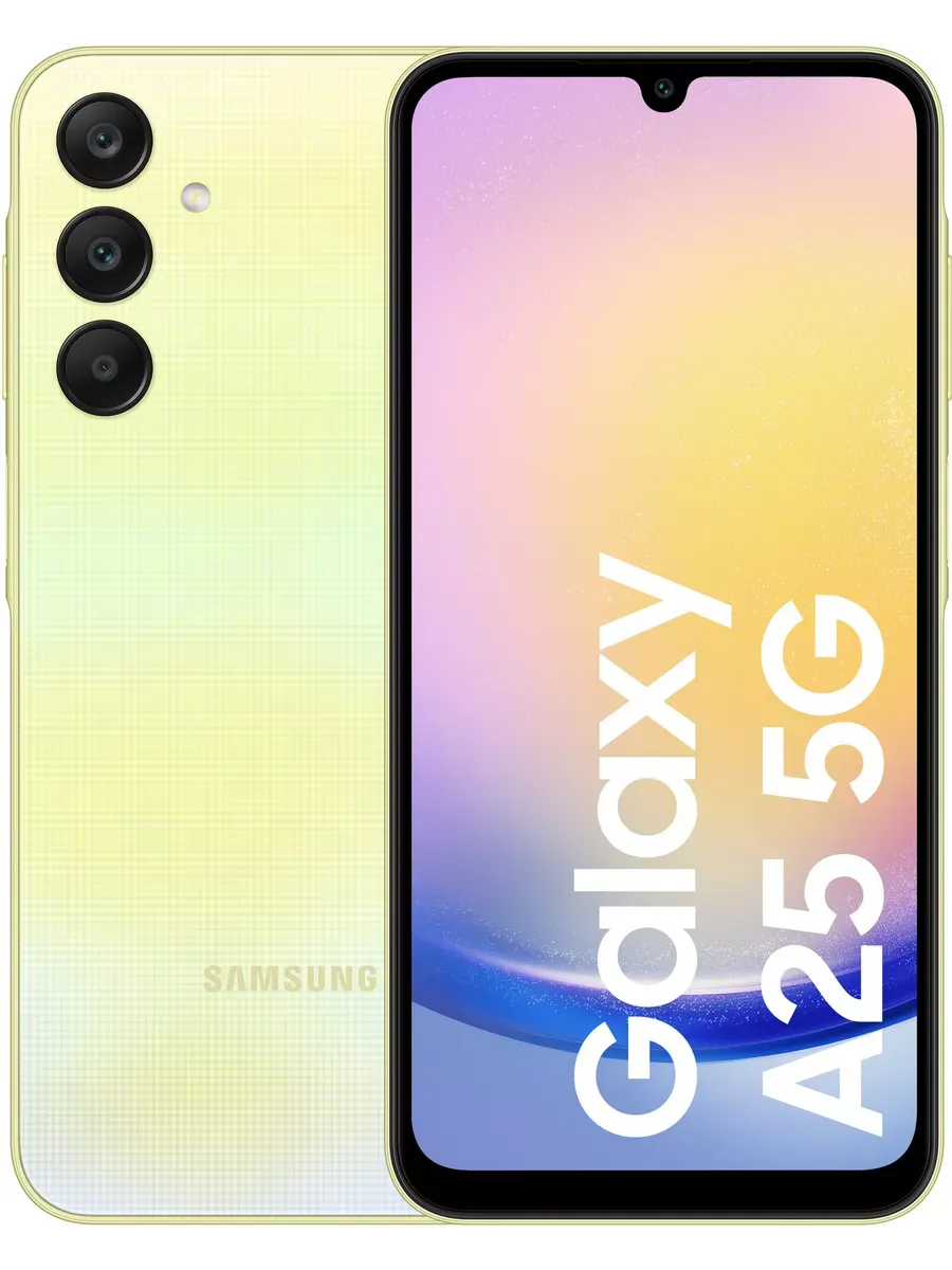 Смартфон Galaxy A25 8 256 ГБ желтый Global Version Samsung 305873790 купить за 28 513 ₽ в интернет‑магазине Wildberries