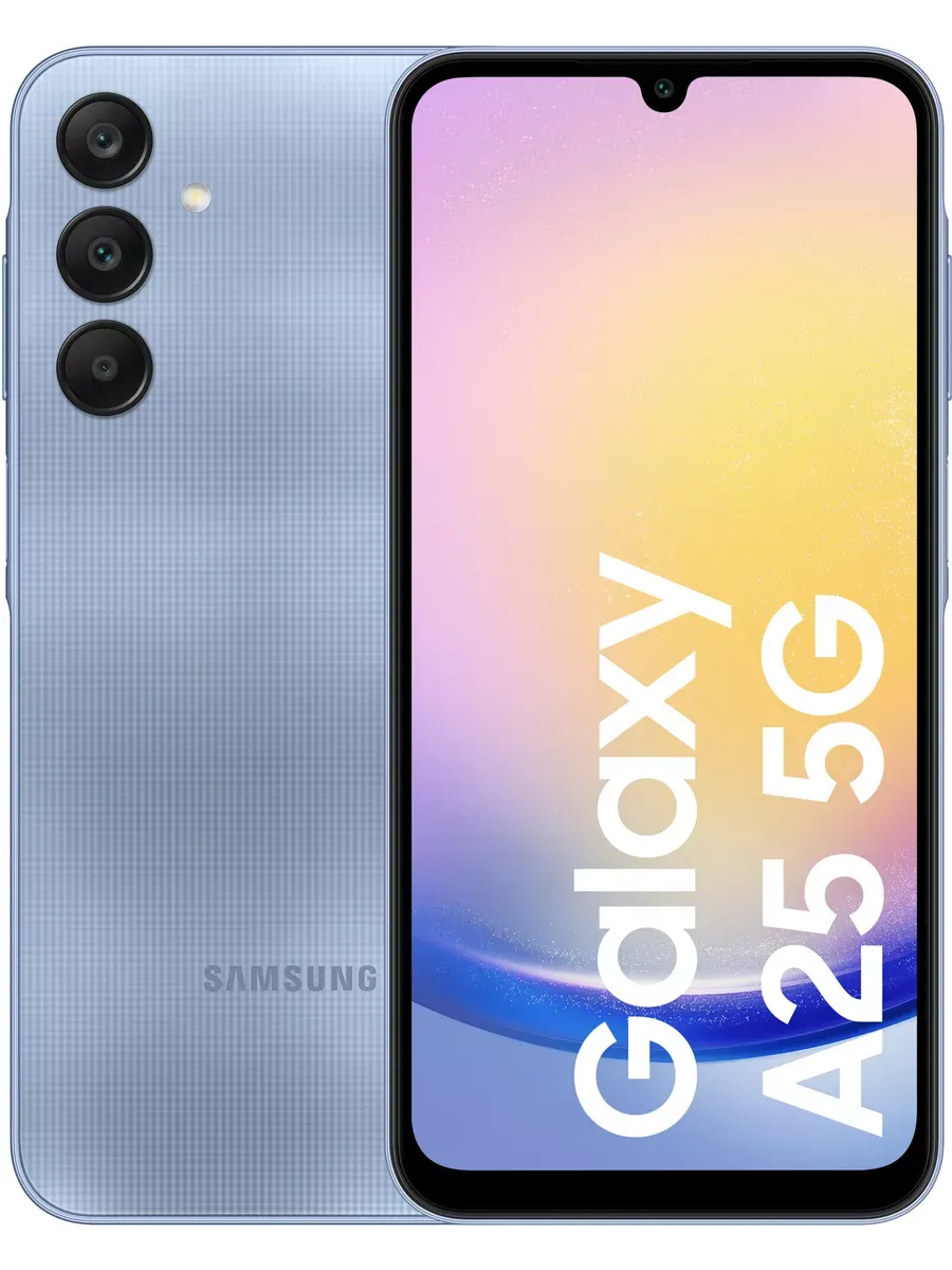 Смартфон Galaxy A25 8 256 Гб синий Global Version Samsung 305873793 купить за 36 468 ₽ в интернет‑магазине Wildberries