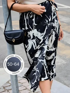Юбка на запах миди карандаш Rozova collection 305945325 купить за 2 812 ₽ в интернет-магазине Wildberries