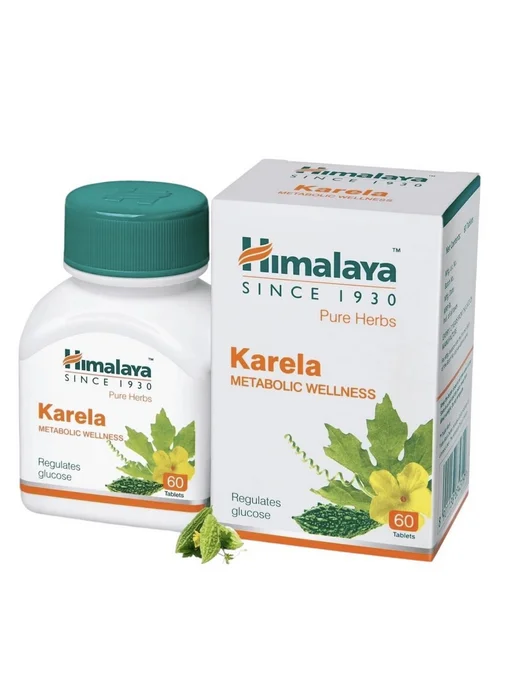 Himalaya Wellness KARELA Карела Himalaya регулятор глюкозы 2шт - 120таб, 2 шт