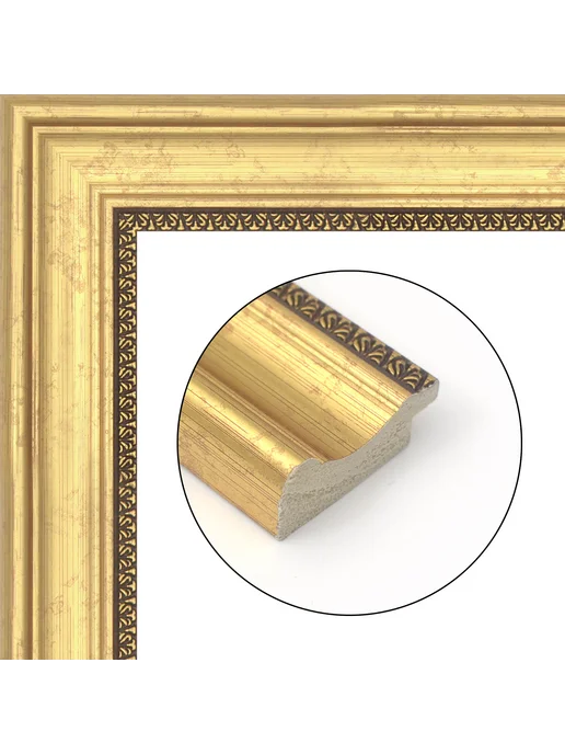 Кинешемская рамочка Рамка багетная для картин со стеклом 30 x 21 см, РБ-171, 30x21 см, фото 2