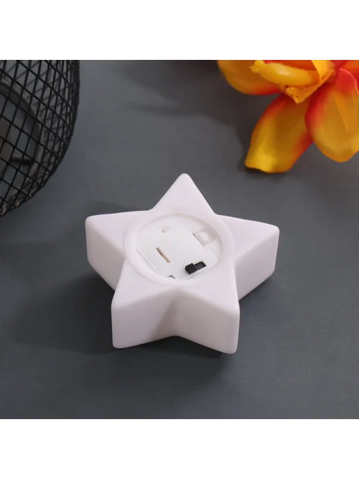 RISALUX led ночник детский на тумбу, белый, фото 6