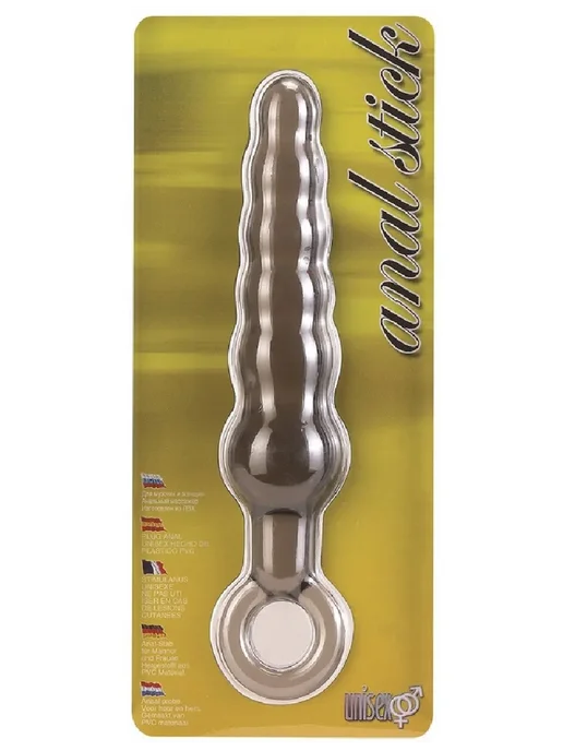 ToyForFun Анальный стимулятор "ANAL STICK" 13см, белый
