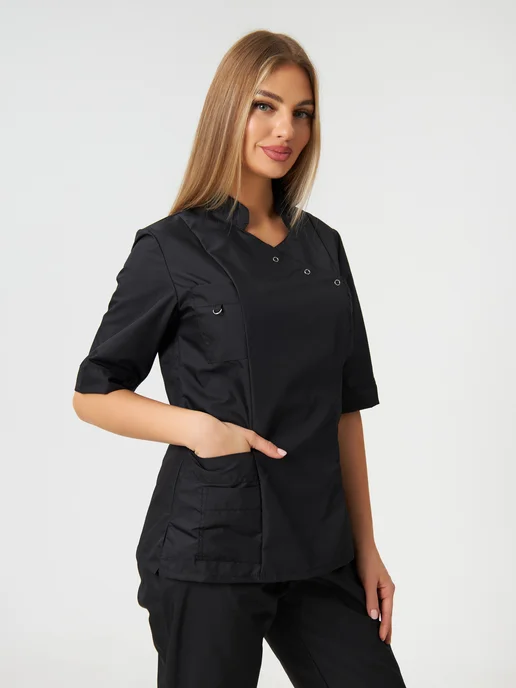 Cook-form Китель поварской, черный, фото 4