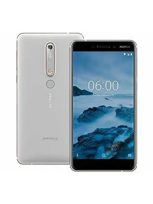 nokia смартфон 6.1 мобильный телефон 4+64 ГБ, 64 ГБ, фото 4