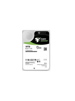 Seagate 18 ТБ Внутренний жесткий диск, 3.5", 7200 об/мин, SATA III 6 Гбит/с (ST18000NM000J)