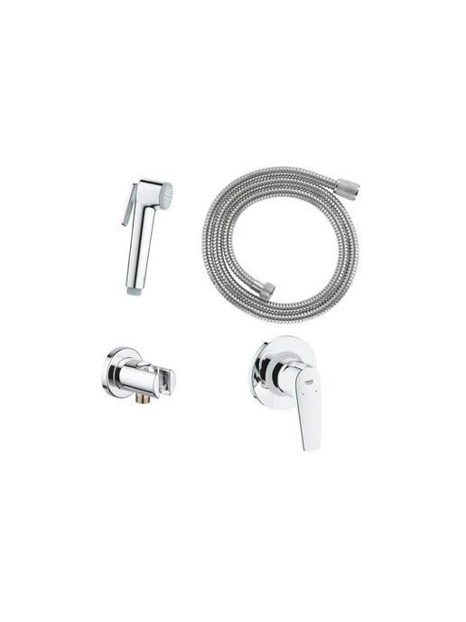 Grohe Готовый комплект для гигиенического душа BauFlow (29328000), серый, фото 2