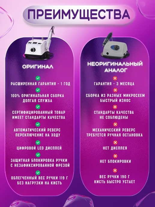 BeautyBelle Оригинал мощный аппарат для маникюра и педикюра флагман, белый, фото 4