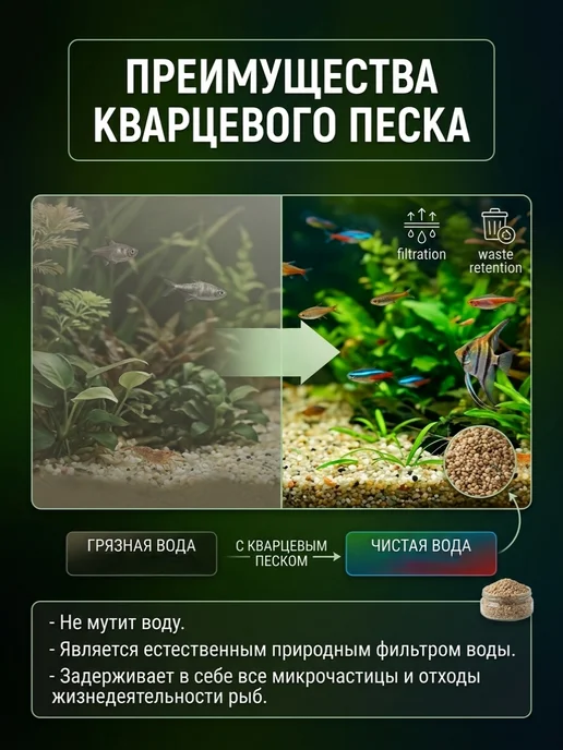Галька для аквариума, в упаковке 5,1 кг, фото 4