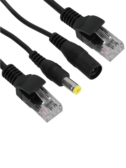 NETGIM Poe-комплект сплиттер + инжектор герметичный уличный, черный, фото 6