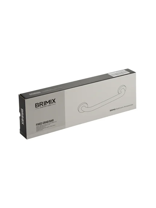 BRIMIX Поручень для ванной сатин, серый, фото 2