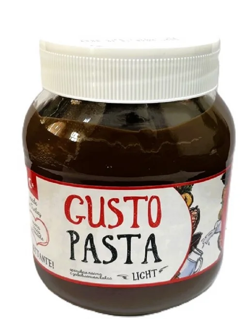 Gusto Pasta Шоколадная паста с фундуком и какао 350 г Premium, 700 г