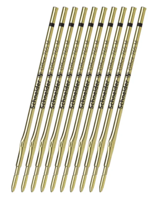 Schneider Стержень шариковый 10 шт Office 765 1,0 мм синий, 10 шт, черный, фото 3