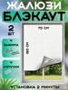 Жалюзи плиссе самоклеящиеся блэкаут без сверления 80х180 DecorLX 297302231 купить за 532 ₽ в интернет‑магазине Wildberries