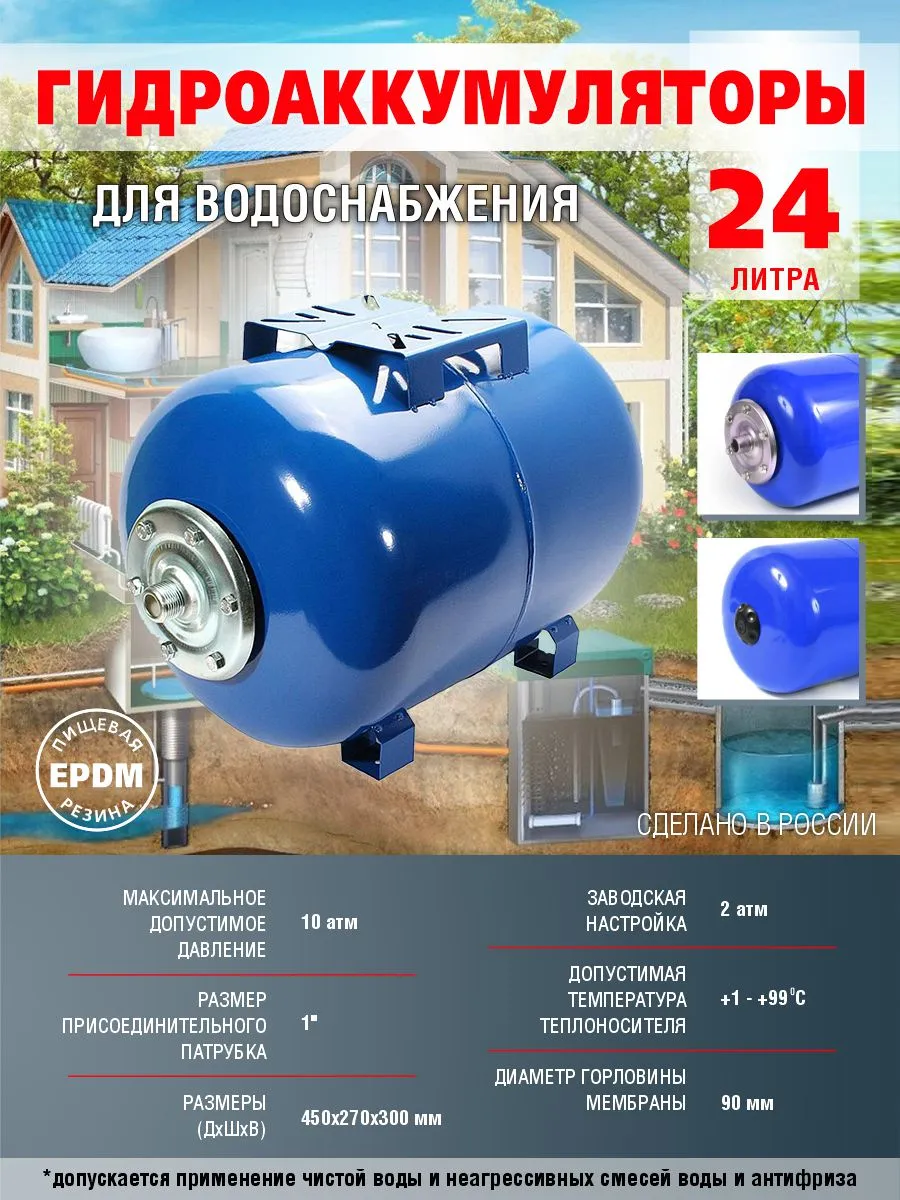 Гидроаккумулятор 24 л