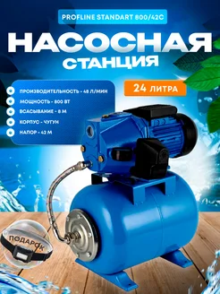 Насосная станция для воды автоматическая STANDART 800 42C PROFline 306870748 купить за 10 130 ₽ в интернет‑магазине Wildberries