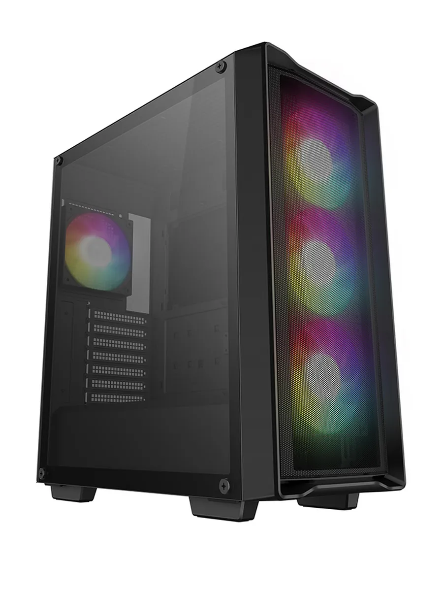 Корпус CC560 Mesh V2 черный без БП ATX