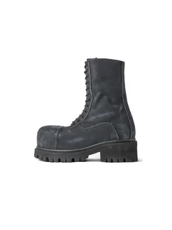 Ботинки Balenciaga MEN'S STOMPER BOOTIE IN BLACK LINDOS 306976168
