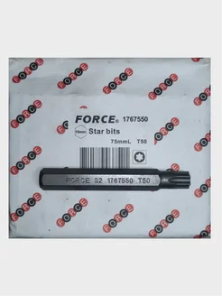 Бита torx T50 75мм 1767550 FORCE 307085462 купить за 212 ₽ в интернет-магазине Wildberries