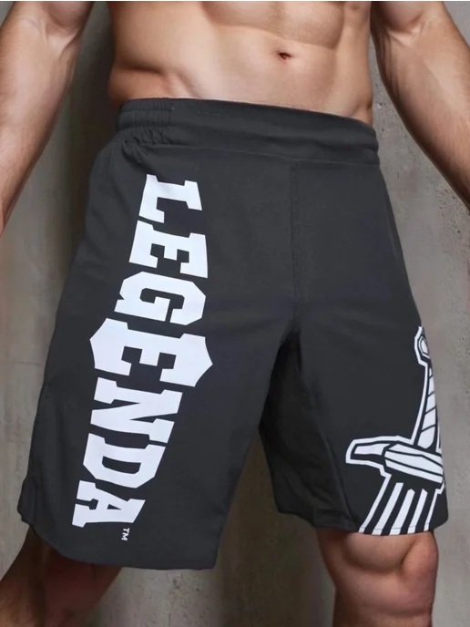 Legenda Шорты спортивные для мма, черный, фото 3