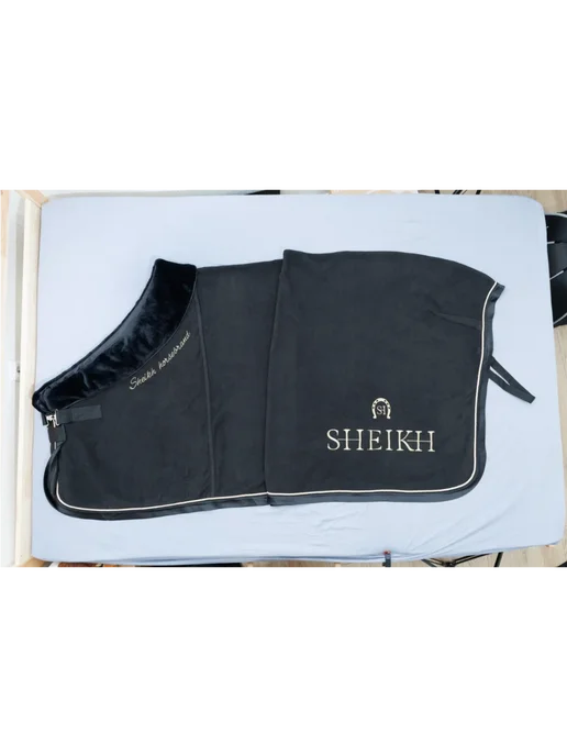 SHEIKH HORSE BRAND Попона флисовая для лошади для верховой езды, конного спорта, черный, фото 7
