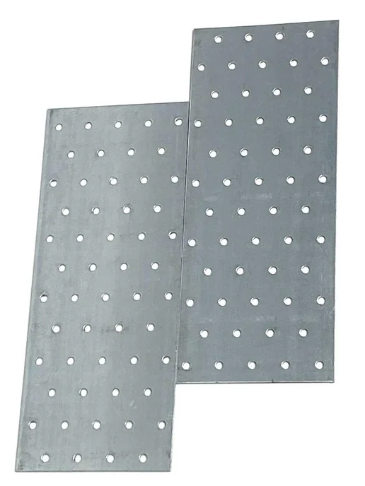 FIXER Пластина соединительная крепежная 40х120 оцинкованная, 100x240, 2 шт, фото 4