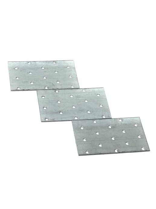 FIXER Пластина соединительная крепежная 40х120 оцинкованная, 60x100, 25 шт, фото 3
