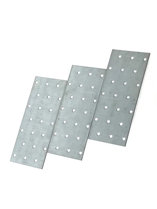 FIXER Пластина соединительная крепежная 40х120 оцинкованная, 60x140, 6 шт, фото 3