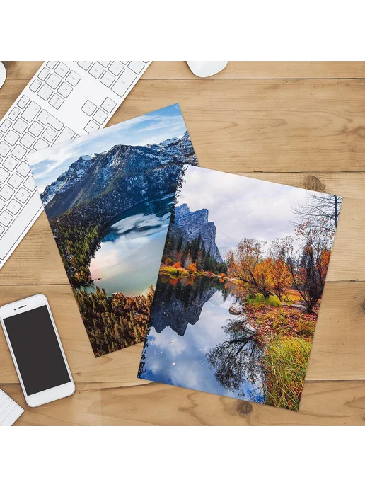 Бумага Brauberg Фотобумага A3, 200 г/м², 50 листов, 10 пачкек, фото 8