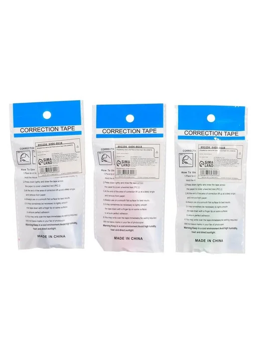 Calligrata Корректор-лента, 2,4 м х 5 мм, блистер, европодвес, корпус, 9 м, фото 4
