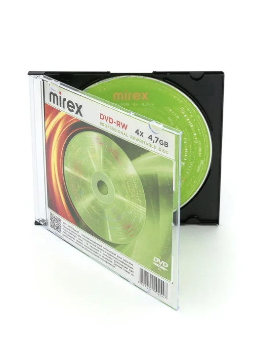 Mirex Диск для записи DVD-RW 4X 4,7 ГБ 1 штука UL130032A4S, 4x4.7, 4,7 ГБ, фото 7