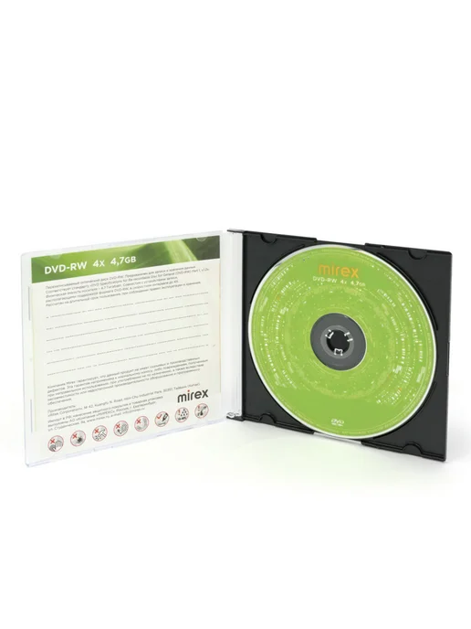 Mirex Диск для записи DVD-RW 4X 4,7 ГБ 1 штука UL130032A4S, 4x4.7, 4,7 ГБ, фото 8