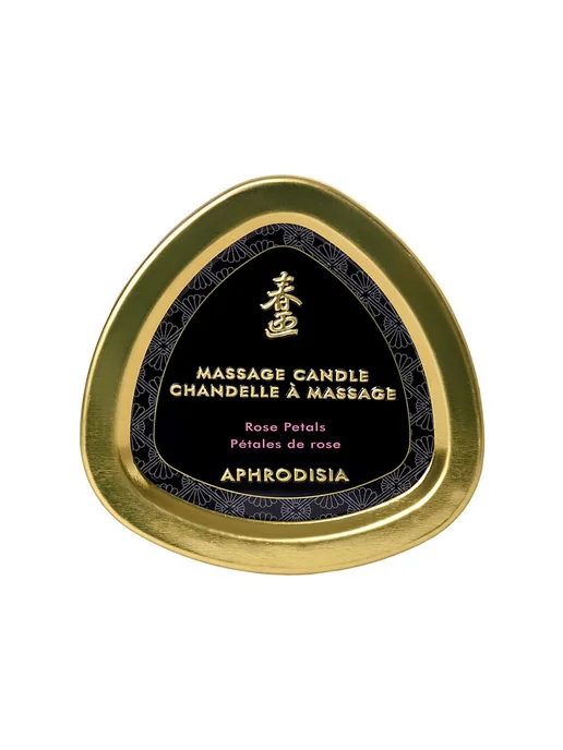 Shunga Массажное аромамасло-свеча Лепестки Розы, бежевый, фото 7