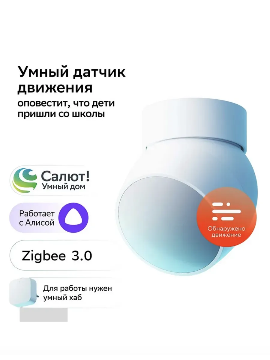 Датчик движения с голосовым помощником Алисой SBDV-00029