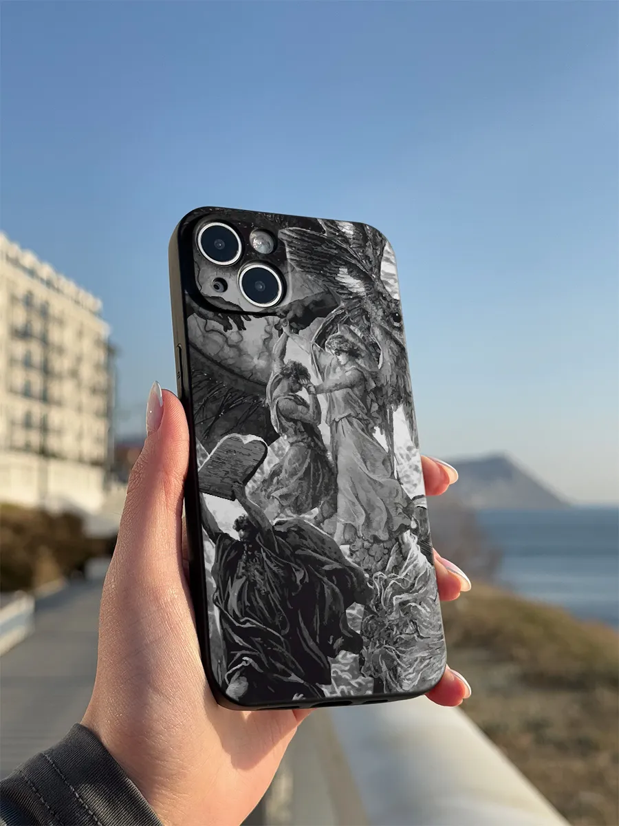 Чехол на Iphone 15 с принтом Ангел