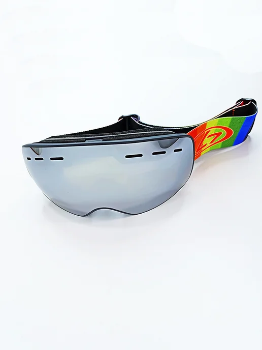 EnduroStore Горнолыжная маска детская зеркальная, черный, фото 4