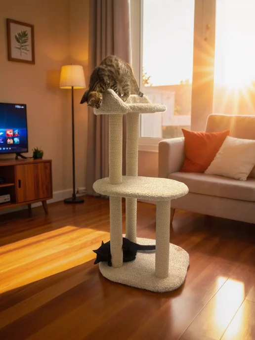 Моя Котя Когтеточка для кошки, белый