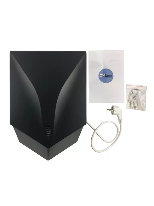 Gfmark Сушилка для рук 6861 черная V-windblade 1000 Вт, 1000 Вт, фото 7