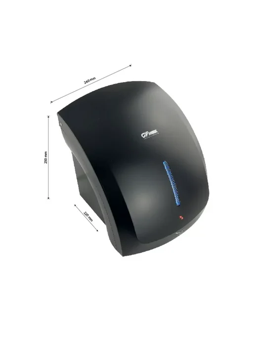 Gfmark Сушилка для рук 6902 черная 1800 Вт пластиковая, 1800 Вт, фото 5
