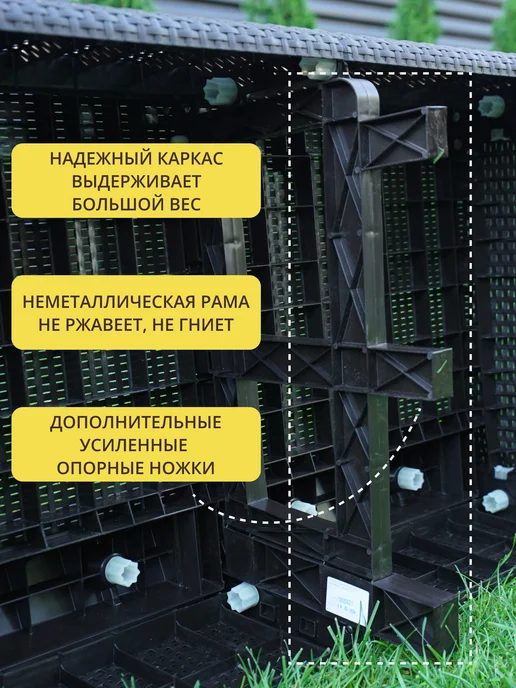 Astela Mebel Диван садовый угловой ялта - без подушек, вариант, фото 7