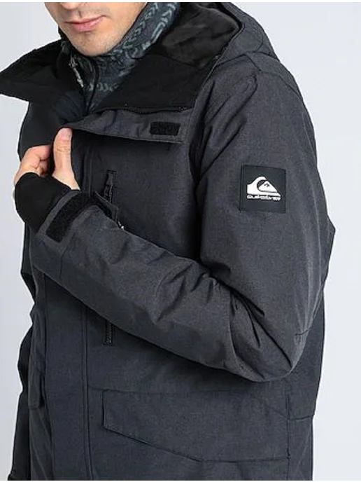quiksilver Сноубордическая куртка Mission, черный, фото 3