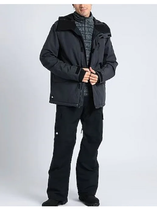 quiksilver Сноубордическая куртка Mission, черный, фото 5
